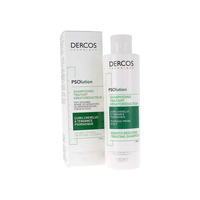  Vichy Dercos PSOlution - Shampooing Traitant Kératoréducteur, 200ml