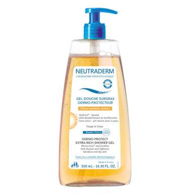 NEUTRADERM GEL DOUCHE SURGRAS DERMO PROTECTEUR 500Ml
