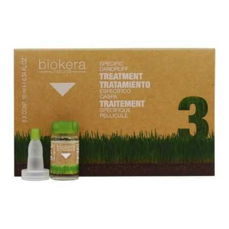 BIOKERA NATURE TRAITEMENT ANTI PELLICULAIRE INTENSIF 6 AMPOULES 10ML