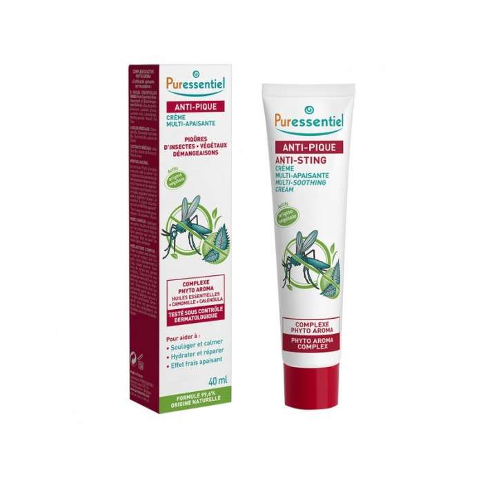 PURESSENTIEL ANTI PIQUE CRÈME MULTI-APAISANTE ADULTE 40ML