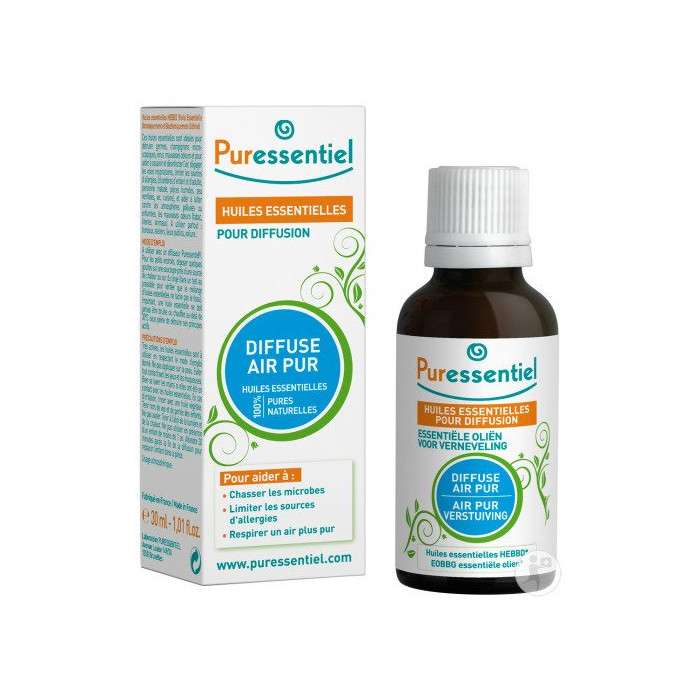 Puressentiel Huiles Essentielles Pour Diffusion Diffuse Air Pur 30ml 