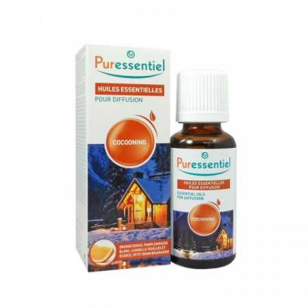 PURESSENTIEL HUILE ESSENTIELLE POUR DIFFUSION COCOONING 30 ML