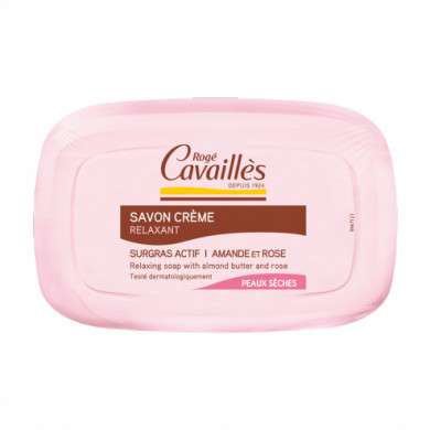 ROGE CAVAILLES SAVON CREME BEURRE D’AMANDE ET ROSE 115G