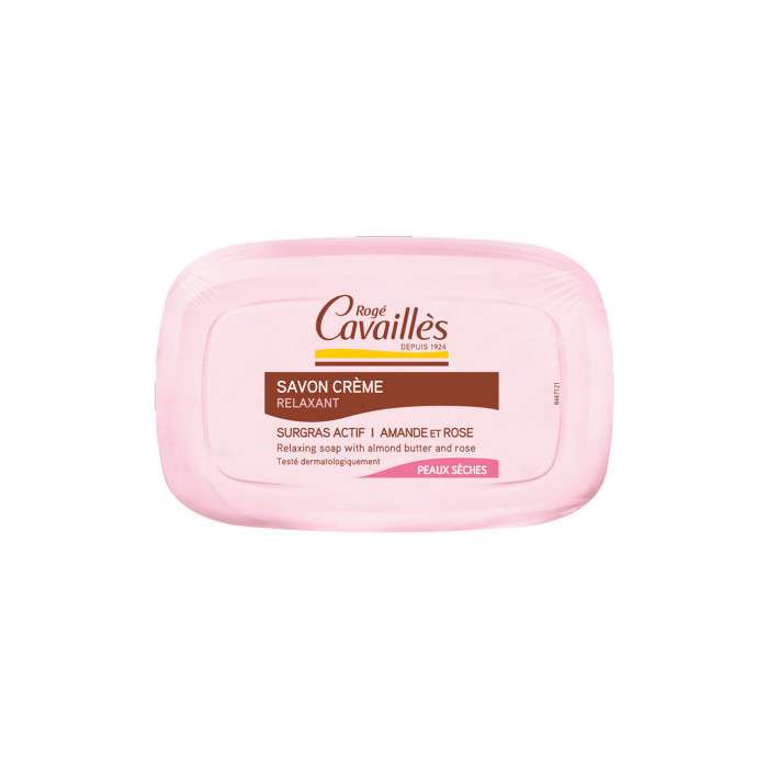 ROGE CAVAILLES SAVON CREME BEURRE D’AMANDE ET ROSE 115G