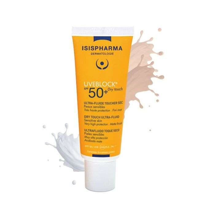 isispharma uveblock spf 50 dry touch