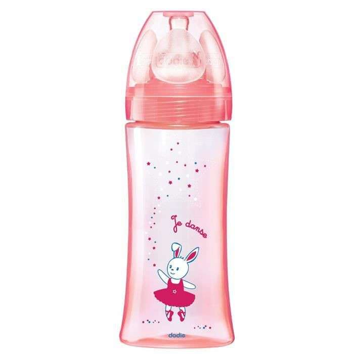 DODIE BIB INI+ 330ML ROSE DANSE +6 M TET RONDE 3 VIT D3