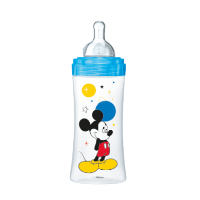 DODIE BIB INI+ 330ML MICKEY BLEU +6 M TET RONDE 3 VIT D3