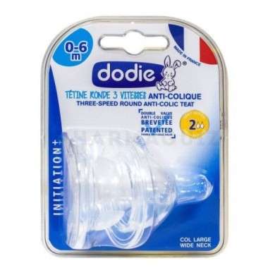 DODIE TETINE INI+ ANTI COLIQUE D2 0-6M X2
