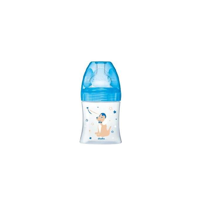 DODIE BIB SENS+ 150ML BLEU OURSON 0-6 M TÉT PLATE D1