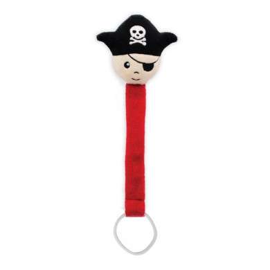 DODIE ATTACHE-SUCETTE DOUDOU ROUGE PIRATE