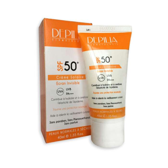DEPILIA Crème Solaire Invisible SPF 50+