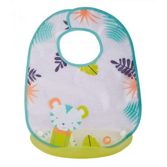 BEBE CONFORT BAVOIR TEXTILE AVEC RAMASSE-MIETTES JUNGLE VIBES