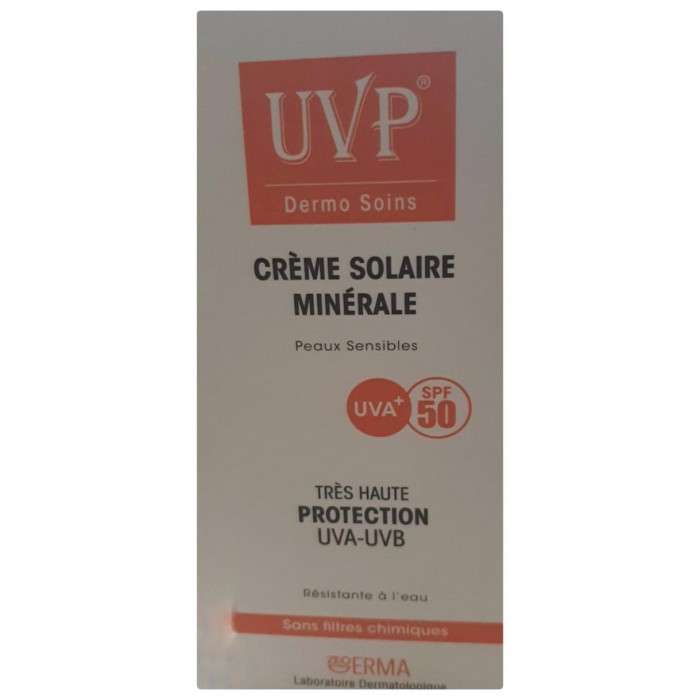 UVP creme solaire minerale peaux sensible