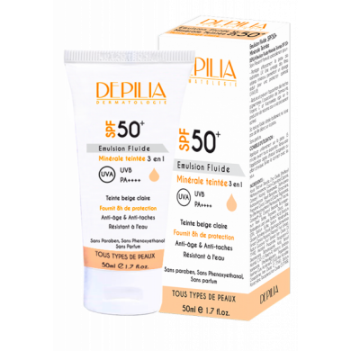 Depilia 50+ teinte emulsion 50ML