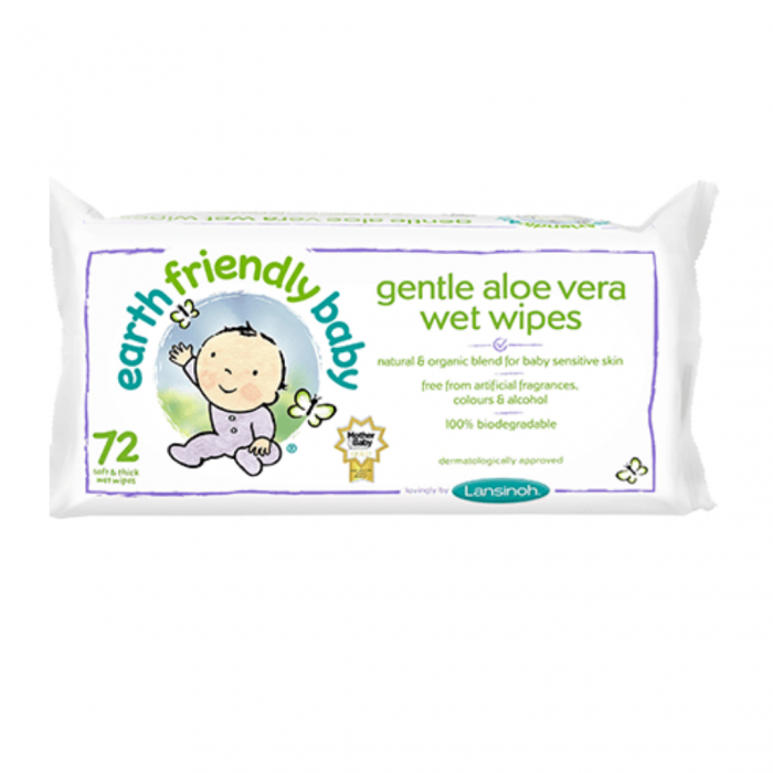 lansinoh LINGETTE A L'aloe vera bio 72 unites