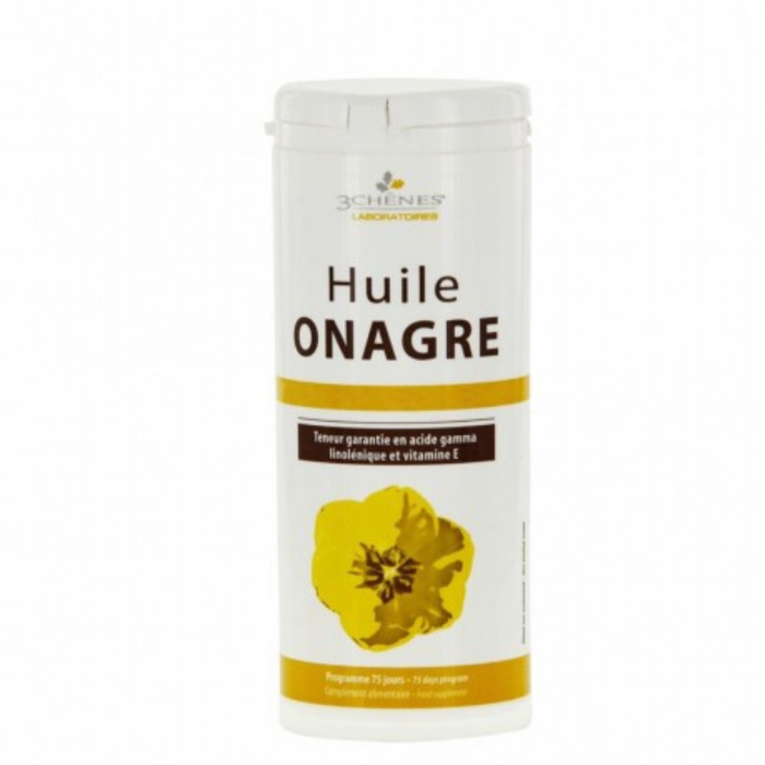 3Chenes HUILE ONAGRE 150 CAPSULES