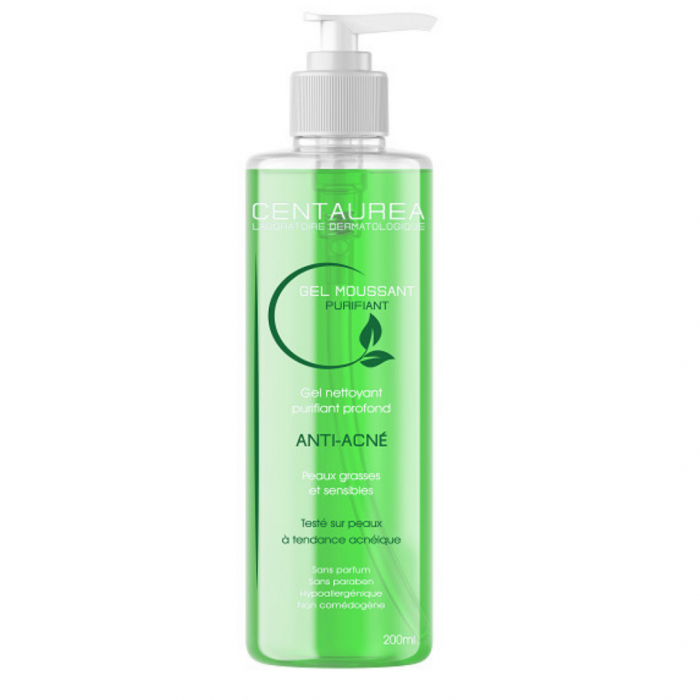 CENTAUREA Crème Solaire Invisible Spf50+ 125mlCentaurea Gel Antiseptique Ph Neutre 200ml Centaurea Gel Moussant Purifiant Anti A