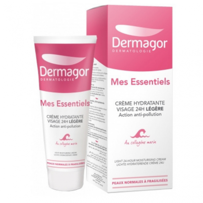 Dermagor Mes Essentiels Crème Hydratante Visage 24H Légère 40 ml