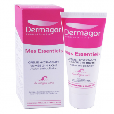  Dermagor Mes Essentiels Crème Hydratante Visage 24H Riche 40 ml