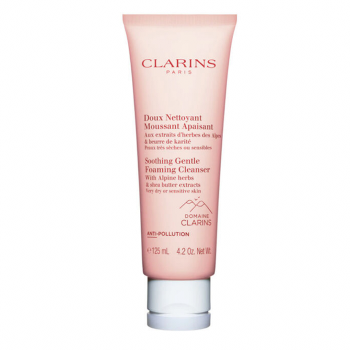Clarins Doux Nettoyant Moussant Peaux Sèches ou Sensibles 125ml