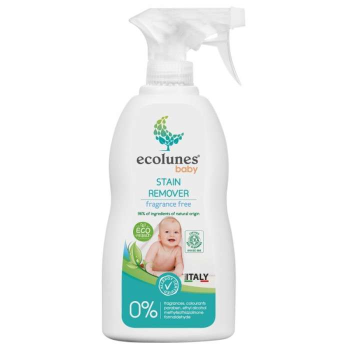 Ecolunes Spray Détachant bébé écologique et Hypoallergénique – 300 ML