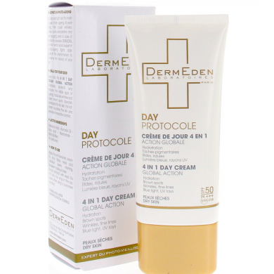 DERMEDEN DAY PROTOCOLE CREME DE JOUR ANTI AGE PEAUX SECHES