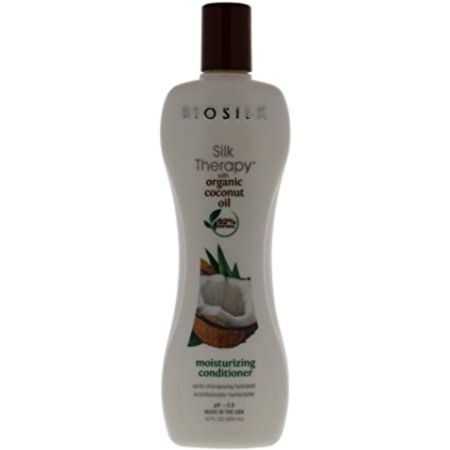 BIOSILK SILK THERAPY ORGANIC COCONUT OIL APRES SHAMPOING HYDRATANT 355 ML