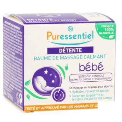 Puressentiel sommeil detente baume de masse bb