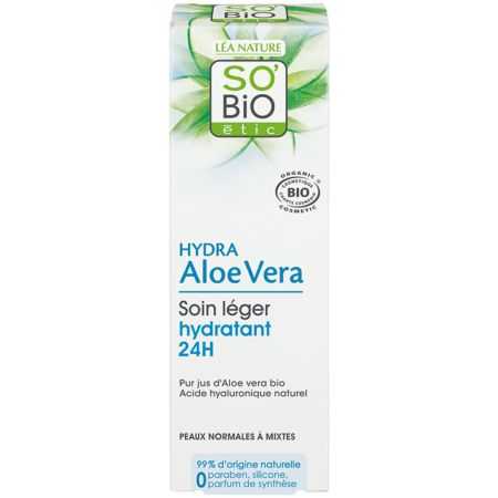 SO BIO ALOE VERA CREME LEGERE JOUR HYDRATANTE 50 ML