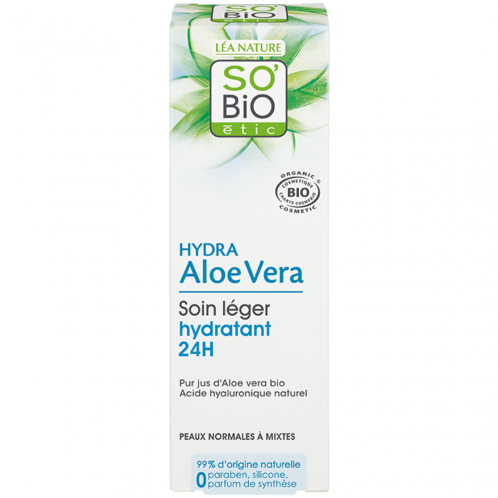 SO BIO Aloe vera creme legere jour hydratante 50ml