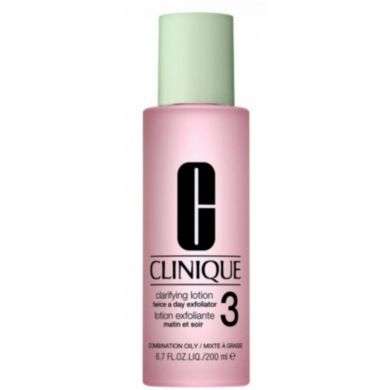 CLINIQUE lotion exfoliante matin et soir 3 peau mixte a grasse