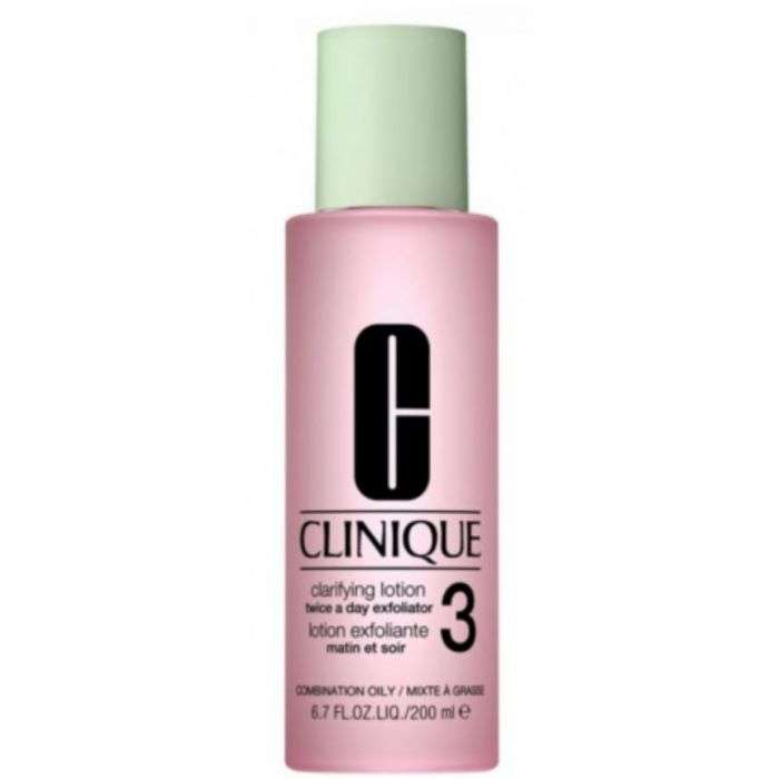 CLINIQUE lotion exfoliante matin et soir 3 peau mixte a grasse