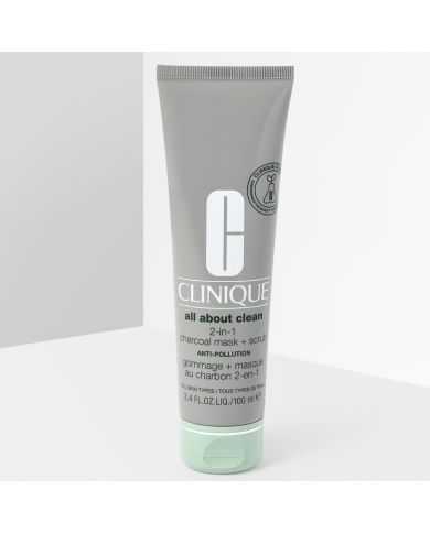 CLINIQUE ALL ABOUT CLEAN 2 EN 1 MASQUE + GOMMAGE CHARBON