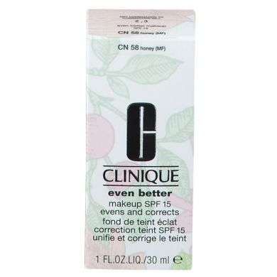 CLINIQUE EVEN BETTER makeup spf 15 CN 58 honey