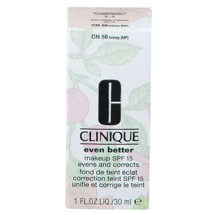 CLINIQUE EVEN BETTER makeup spf 15 CN 58 honey