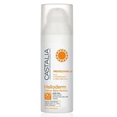 CASTALIA helioderm creme sans parfum spf50+ 40ml