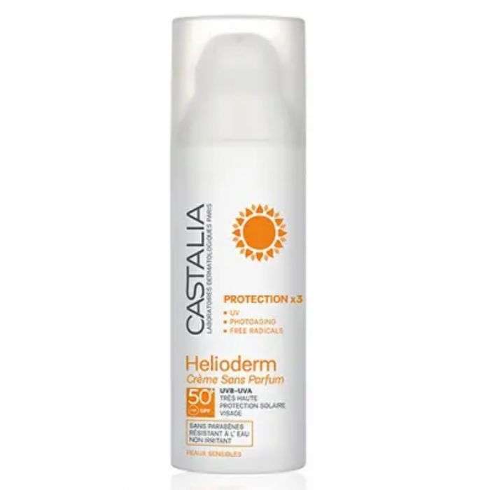 CASTALIA helioderm creme sans parfum spf50+ 40ml