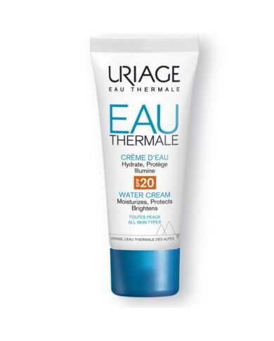 URIAGE EAU THERMALE CRÈME D’EAU LÉGÈRE SPF20 CRÈME HYDRATANTE ET PROTECTRICE 40 ML