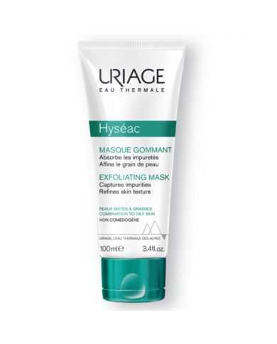 URIAGE HYSEAC MASQUE GOMMANT 100 ML ABSORBE LES IMPURETÉS LISSE LE GRAIN DE LA PEAU