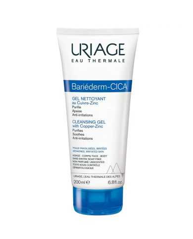 URIAGE BARIEDERM CICA GEL NETTOYANT AU CU ZN 200 ML