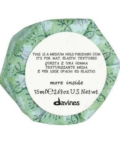 DAVINES MORE INSIDE THIS IS A MEDIUM HOLD FINISHING GUM 75 ML
