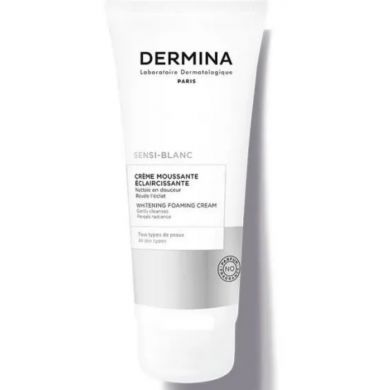Dermina Sensi-Blanc Crème Moussante Eclaircissante 100ml
