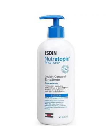 ISDIN NUTRATOPIC PRO AMP LOTION EMOLIENTE PEAU ATOPIQUE 400 ML