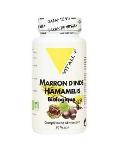 VITALL+ Marron d'inde Hamamelis biologique 80 gelules