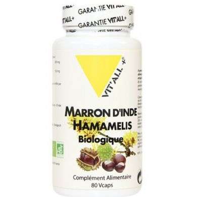 VIT'ALL+ Marron d'inde Hamamelis biologique 80 gelules