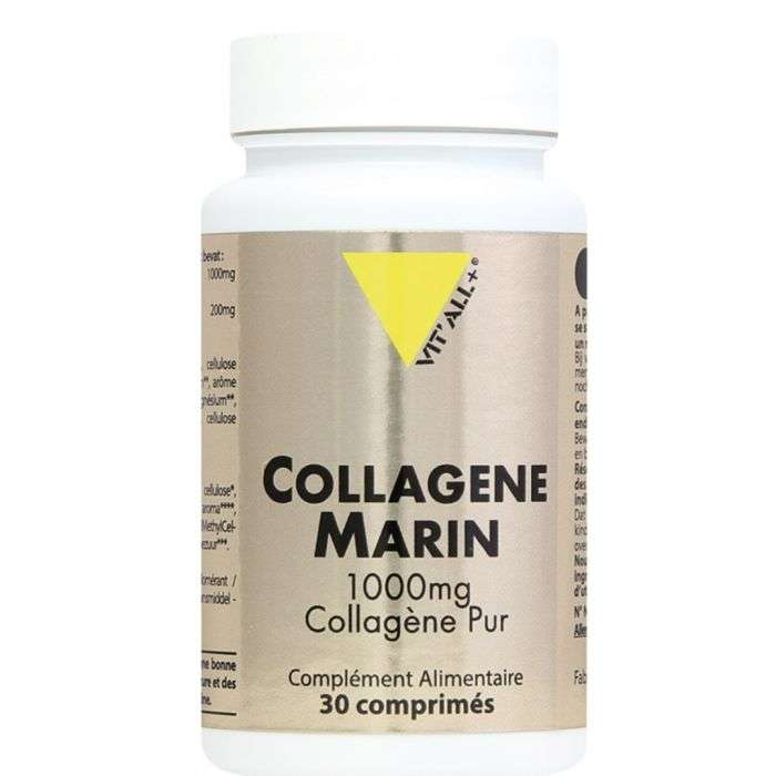 vit'all+ collagène marin pur 1000mg 30 comprimés