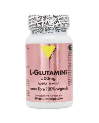 VITALL+ L Glutamine 500mg 60 gelules