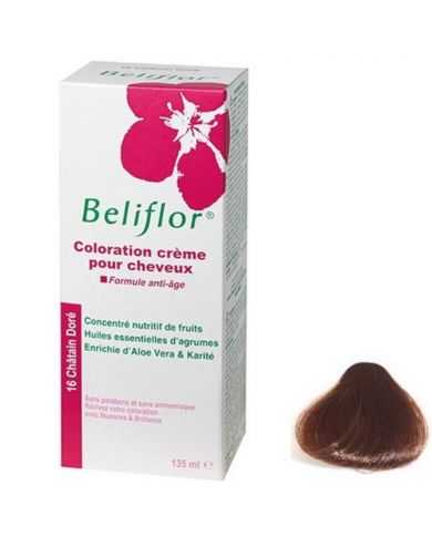 BELIFLOR COLORATION CHEVEUX 16 CHATAIN DOREE 135 ML