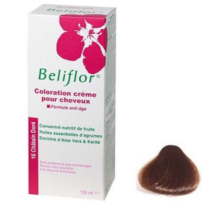 BELIFLOR coloration pour cheveux 16 chatain dore 135ml