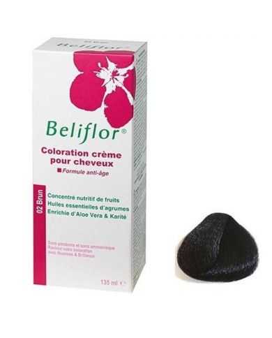BELIFLOR COLORATION CHEVEUX 02 BRUN 135 ML 